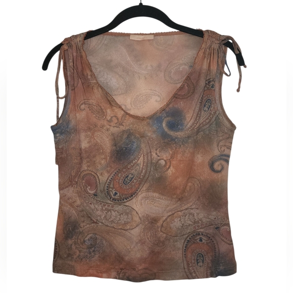 Forever 21 Tops - VTG FOREVER 21 mesh paisley top, size L